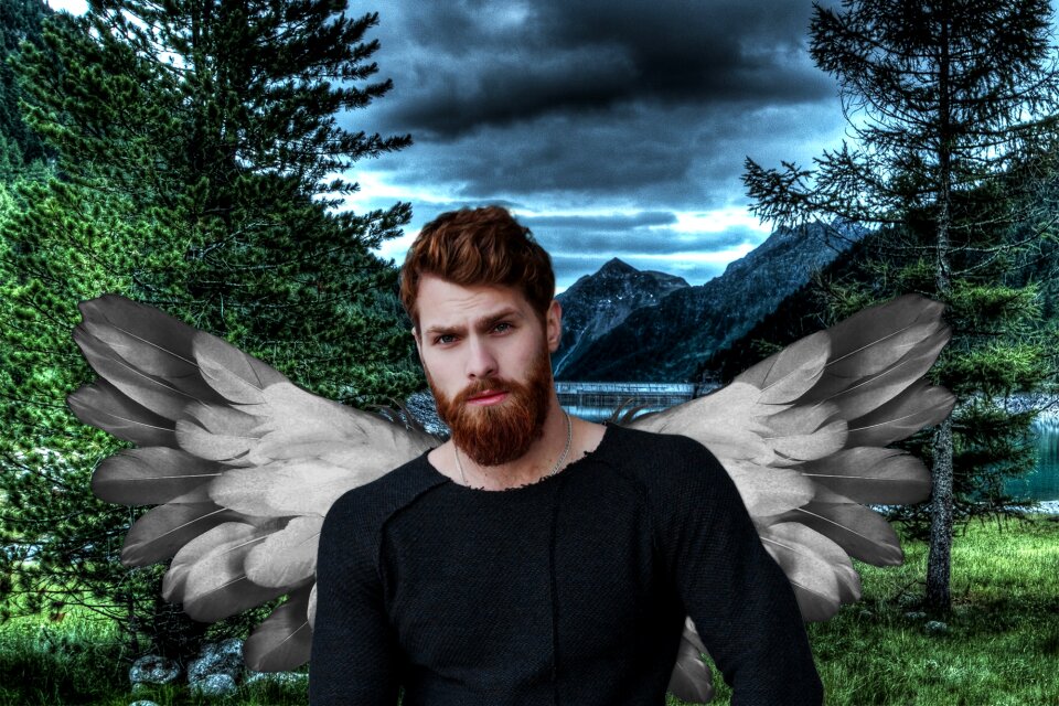 Man angel