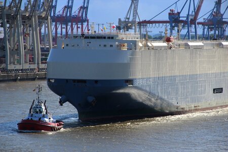 Waters ship elbe photo