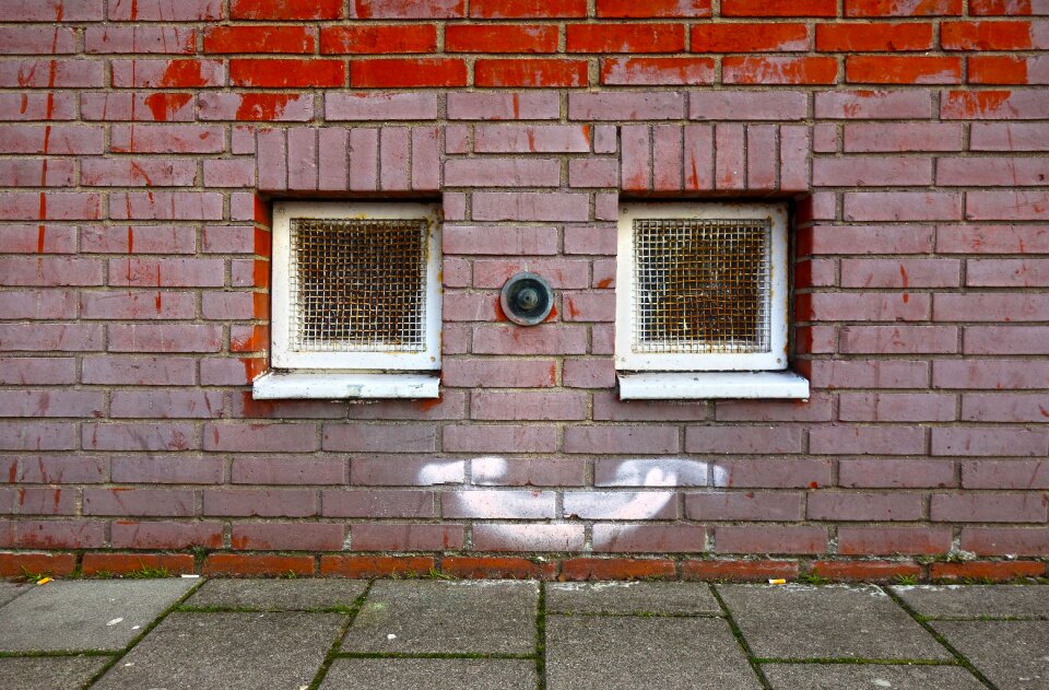 Small window graffiti urban