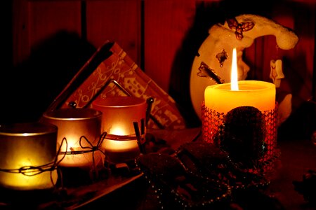 Light flame christmas