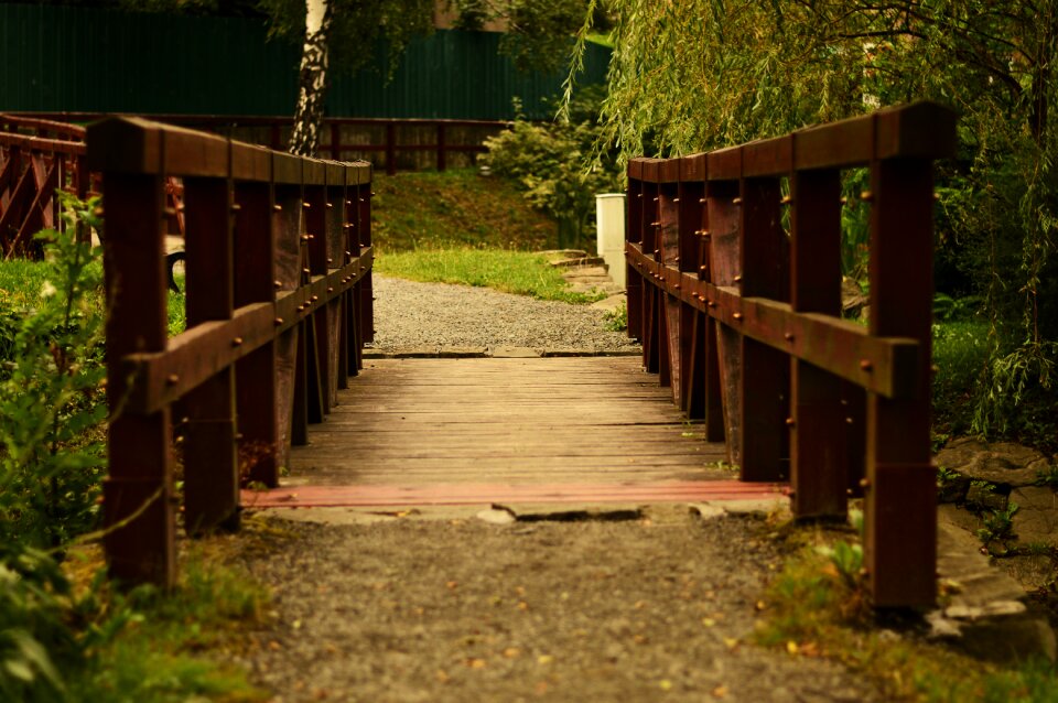 Bridge wood wooden bridge