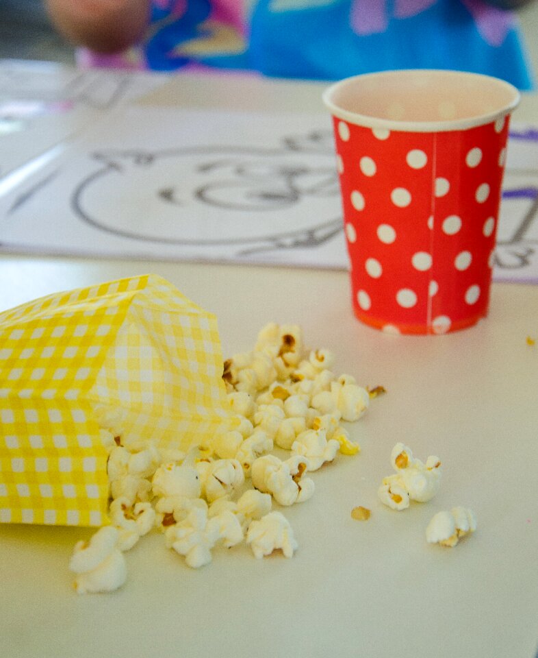 Snack popcorn tasty