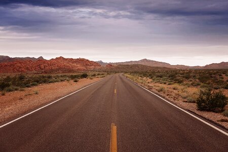 Highway sky hiking photo