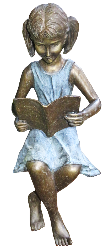 Manneken garden pond woman