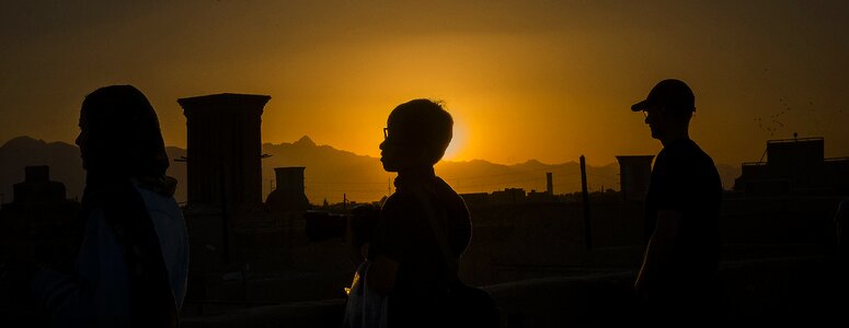 Dawn sun panoramic
