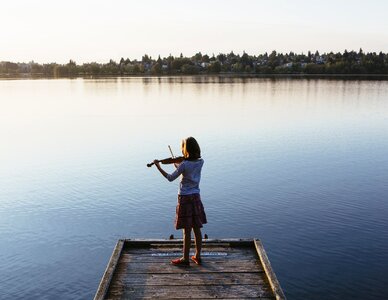 One outdoors river
