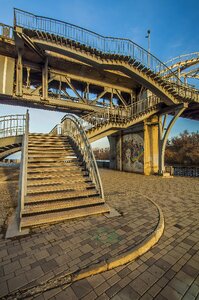 Expression bridge the sky ladder photo