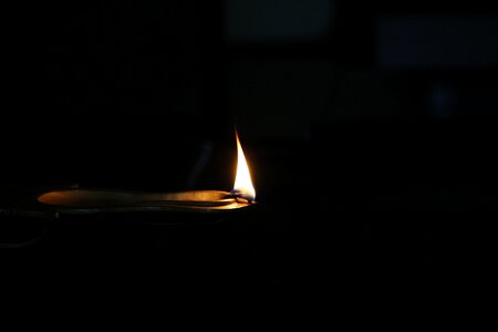 Burnt lamp kerala photo