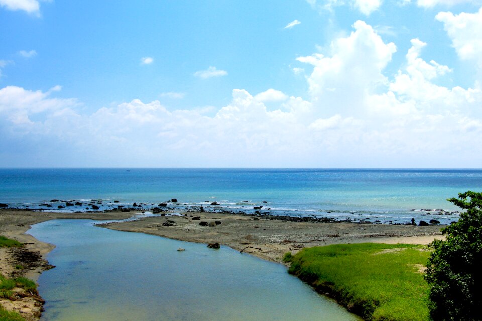 Beach nature sky