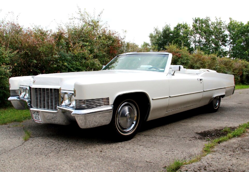 Chrome convertible cadillac