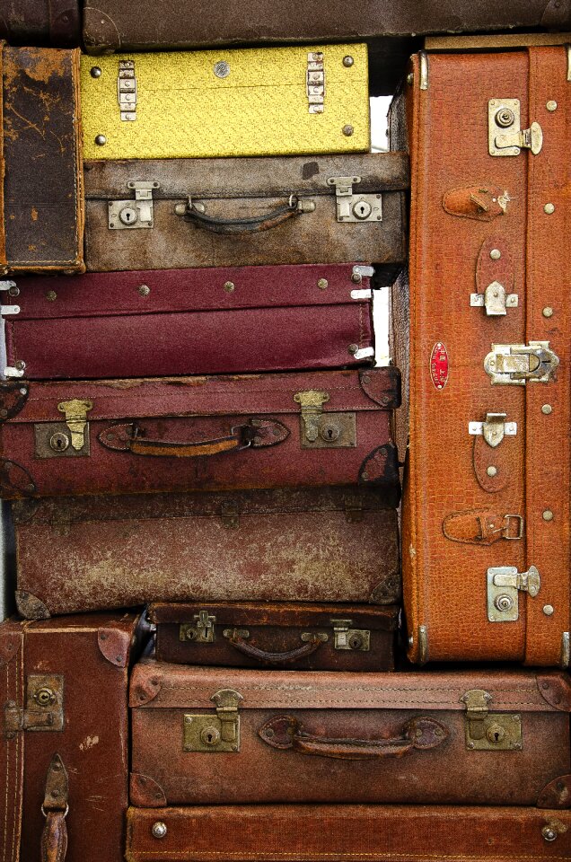 Luggage vintage suitcases
