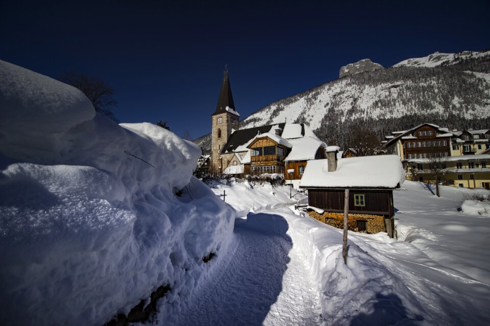 Cold frozen altaussee