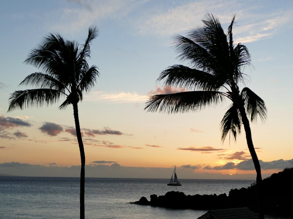 Sand island sunset photo