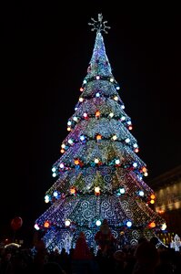 Christmas tree no one celebration