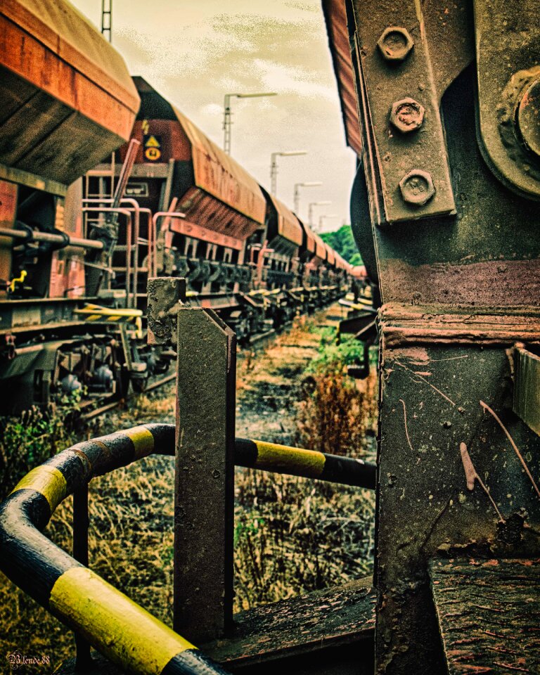 Iron equipment rusty
