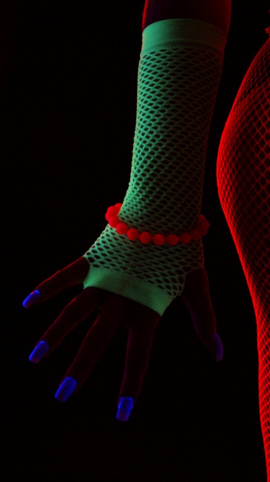Color hand neon