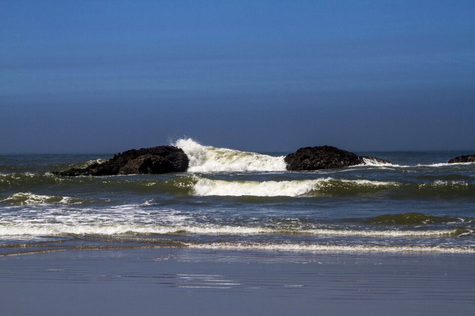 Beach seashore wave photo