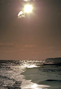 Beach sea the sun