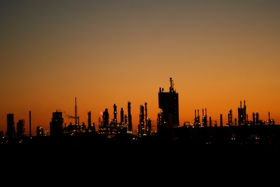 Sunset dusk industry