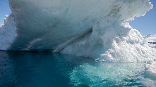 Ice landscape nature photo