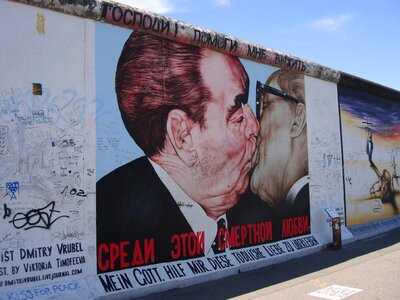 The honecker brezhnev berlin