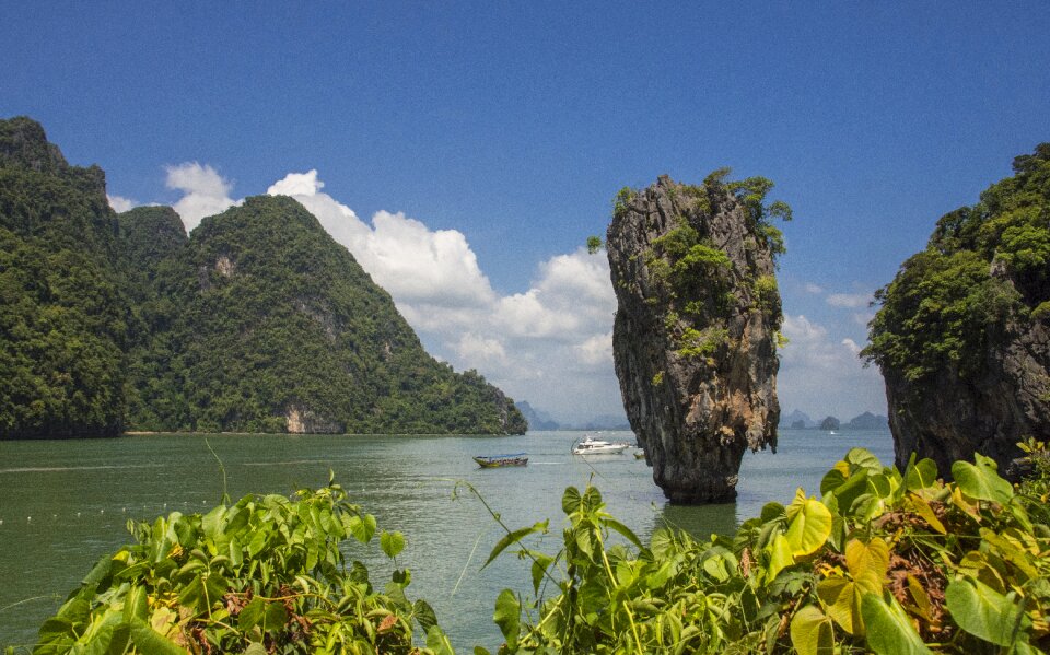 Sky landscape island