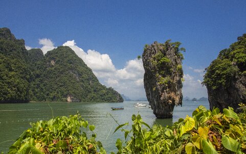 Sky landscape island