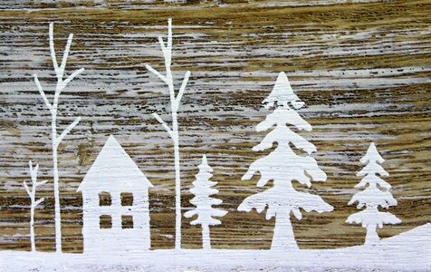 White wood image