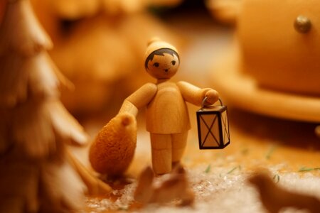 Ore mountains figure lantern