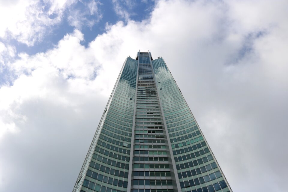 Skyscraper city building
