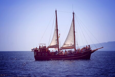 Boat sail sailing boat