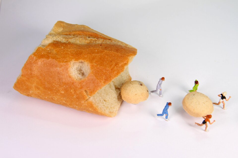 Bread baguette cookies