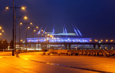 Night stadium park