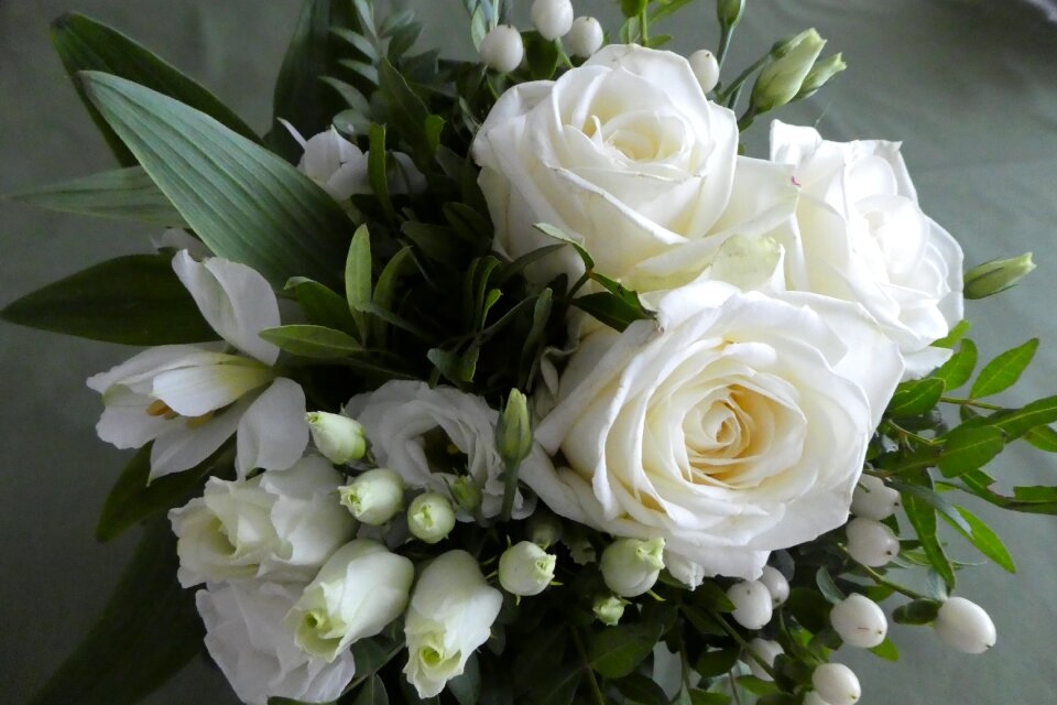 Wedding silk white