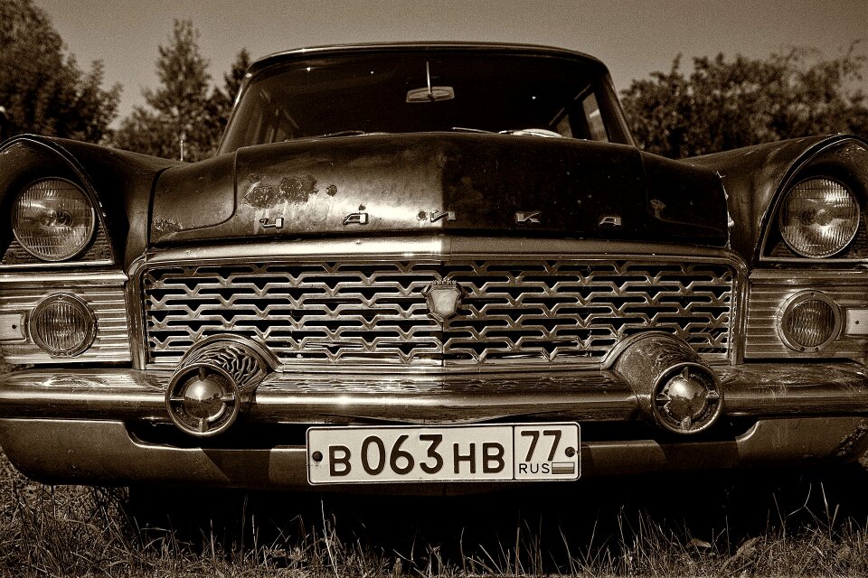 Machine old car auto