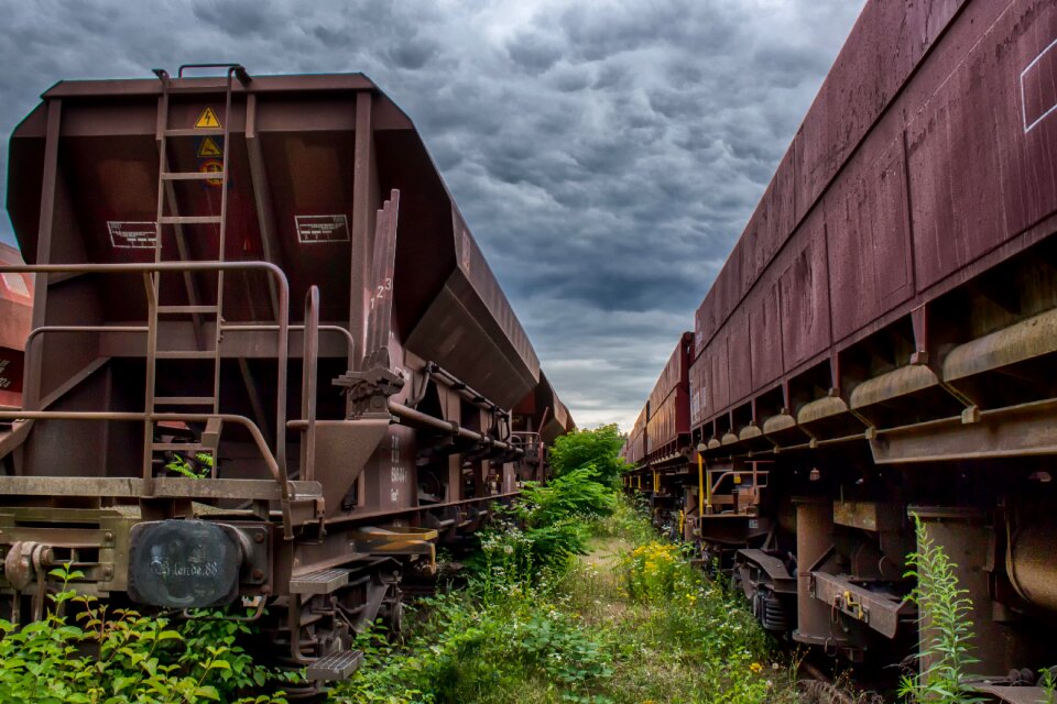 Railway line transport system railway