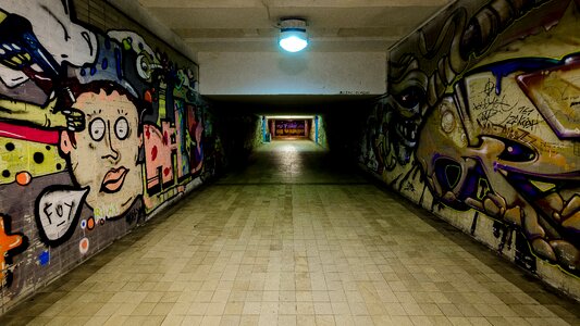 Graphite station corridor
