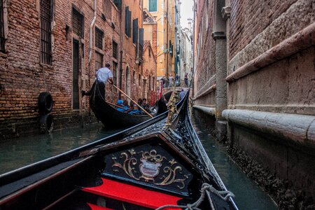 Italy gondola venetian canal photo