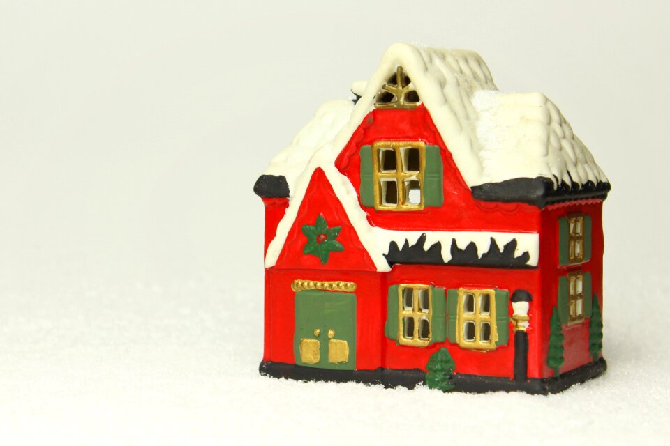 Snowy ceramic winter