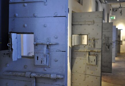 Prison cell lock photo