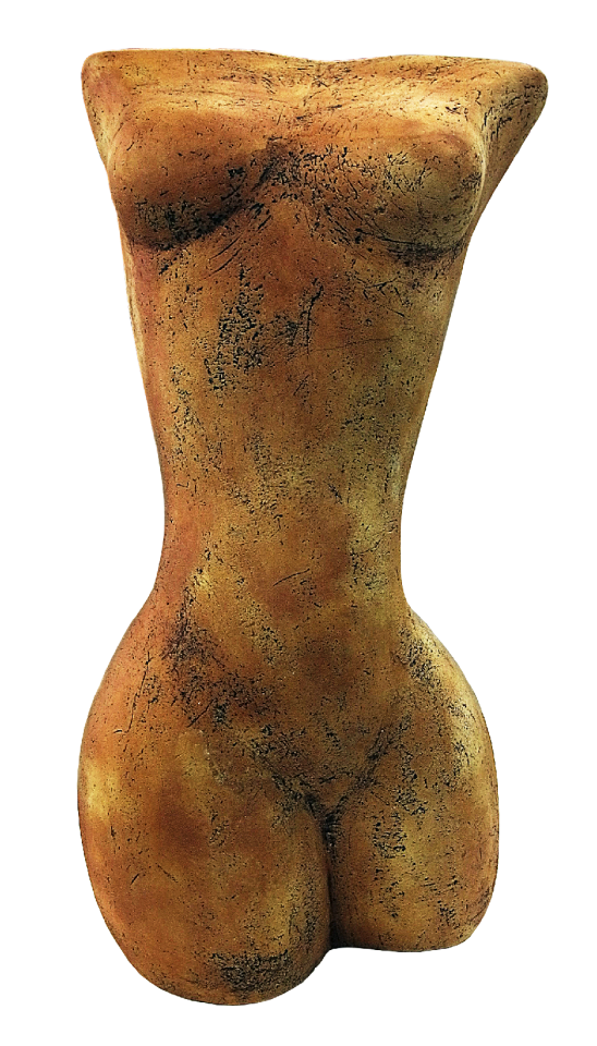 Ceramic woman sculpture photo