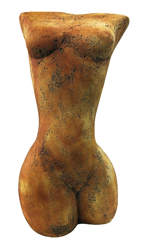 Ceramic woman sculpture