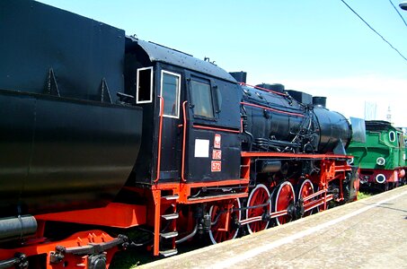 Train train track locomotive photo