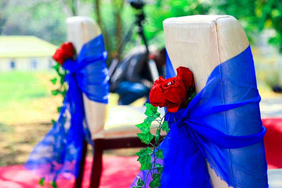 Decoration wedding garden