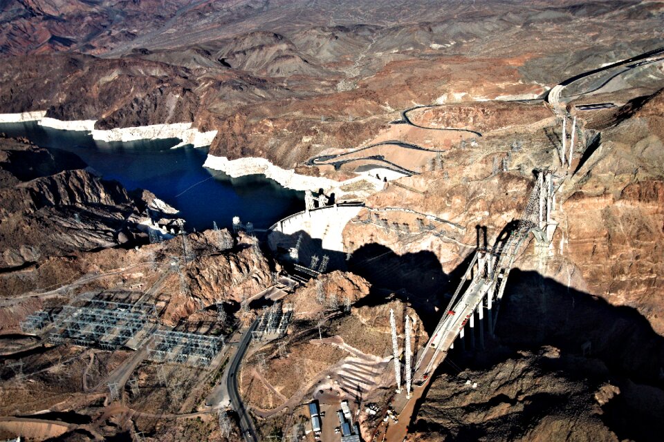 Colorado river desert lake