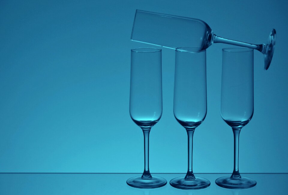 Celebration bar wineglass