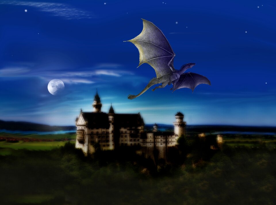 Sky moon nature