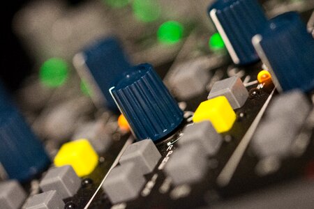 Closeup electronics power
