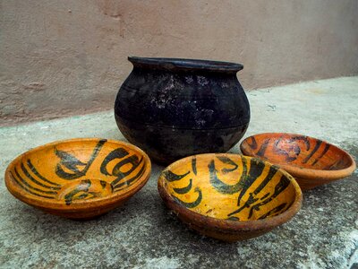 Clay traditional earthenware photo