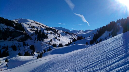 Panoramic panorama alpine